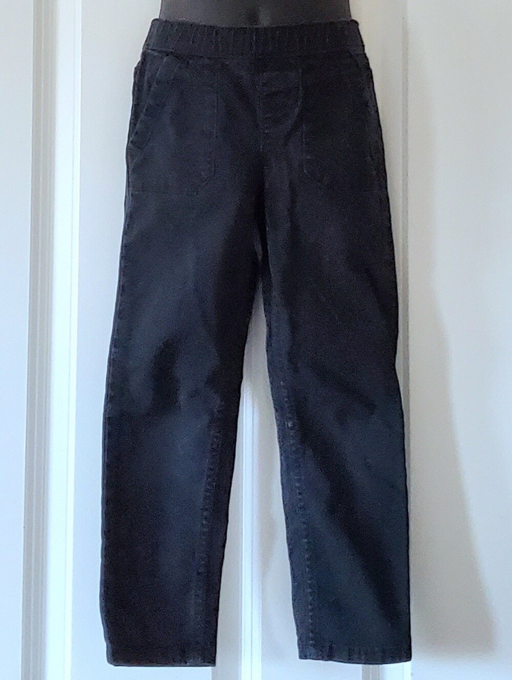Jumping Beans Little Girls Black Mid-Rise Pull On Pants